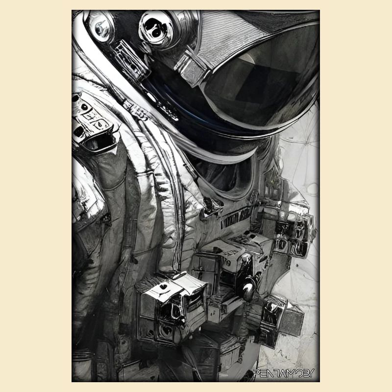 Astronaut Future Sci-Fi Technology
