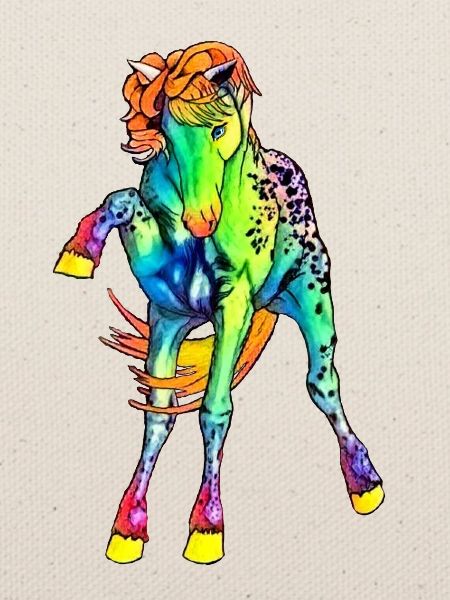 neon Pferd