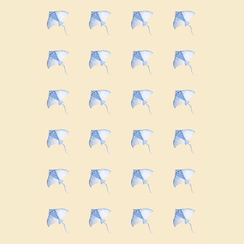 Ray pattern (fish, sea creatures, ocean)