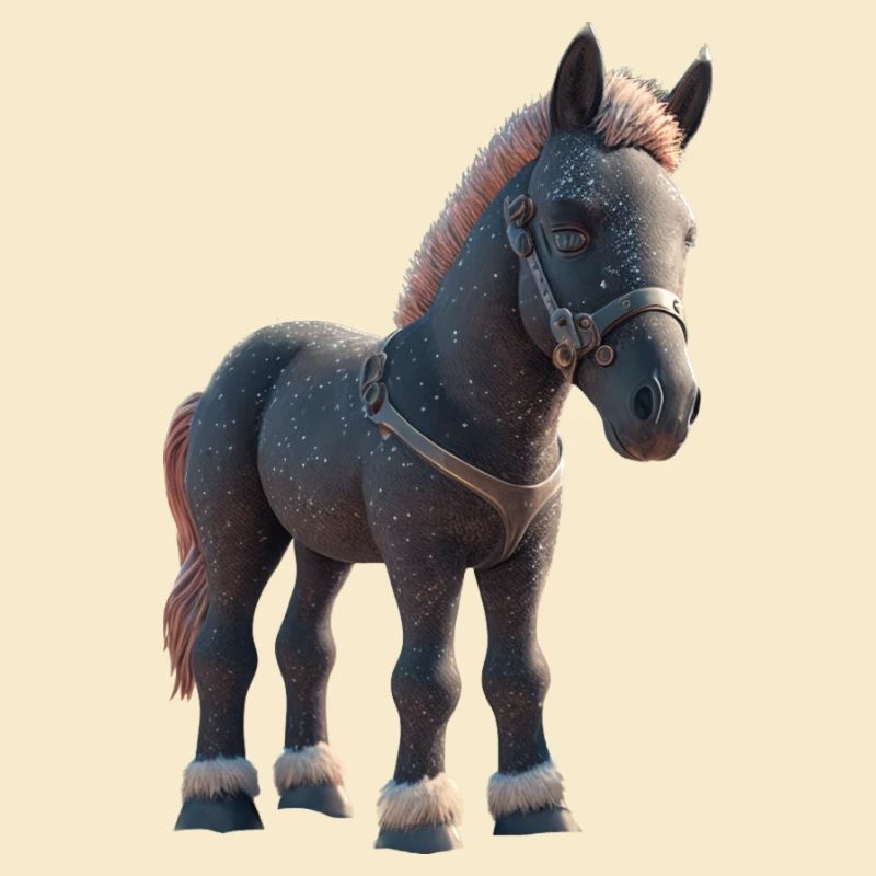 Cartoon Pferd