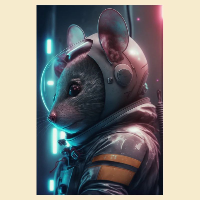 Souris dans l’espace