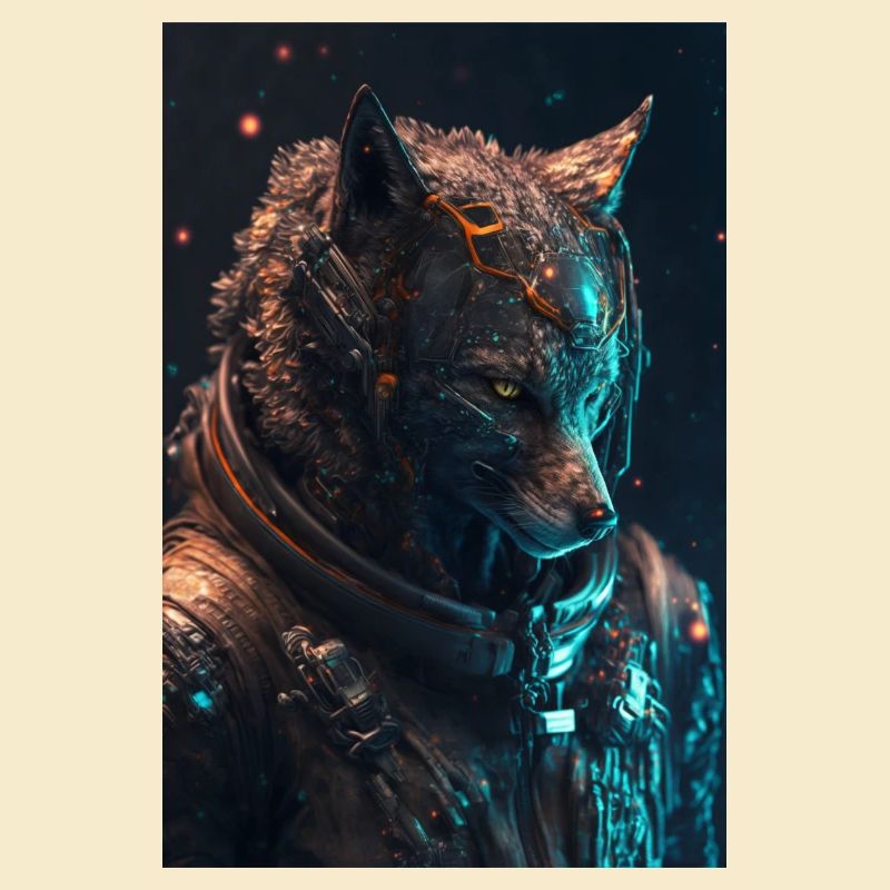 wolf im weltall