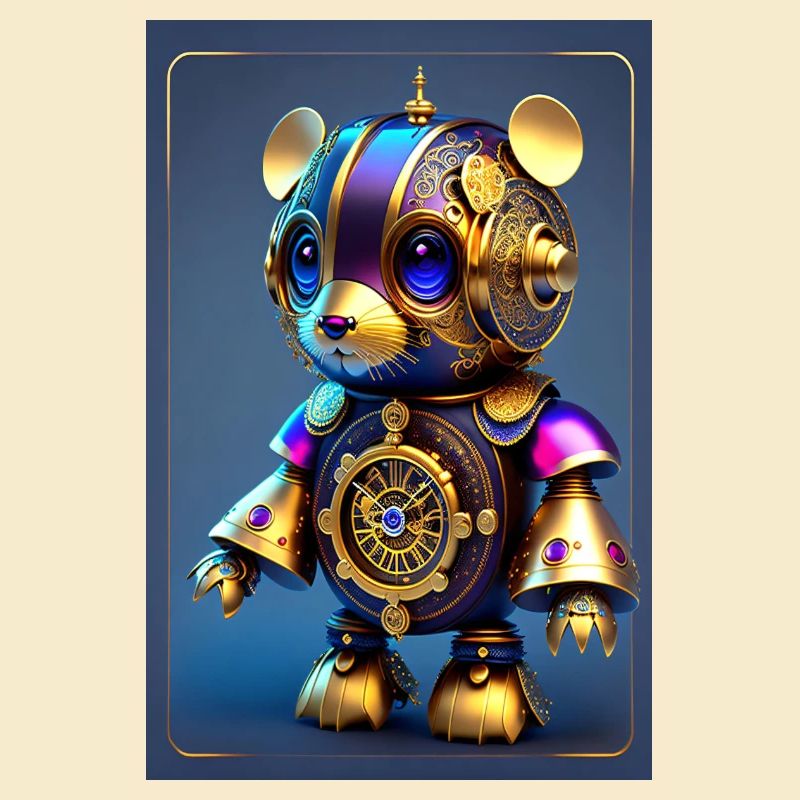 Mignon Clockwork Bébé Hamster Android