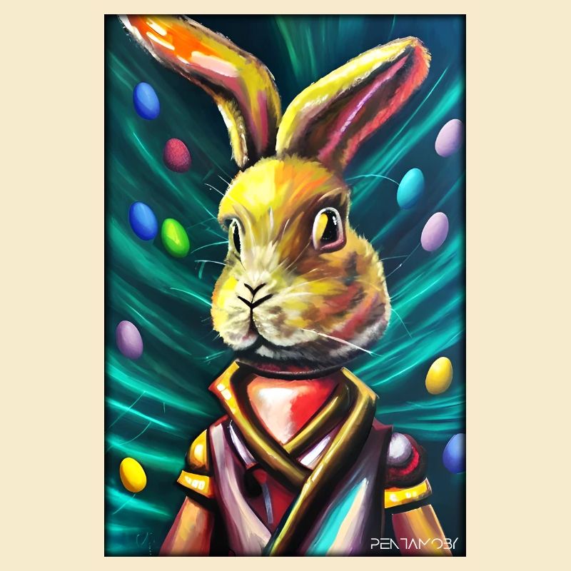 Easter Easter Cyber Future Sci-Fi Animal