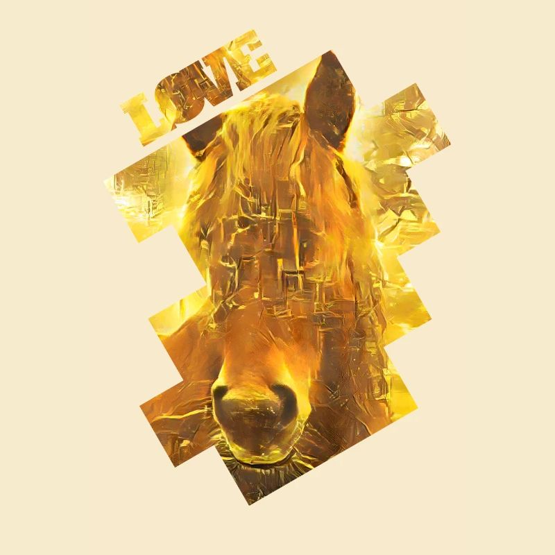 Goldenes Pferd