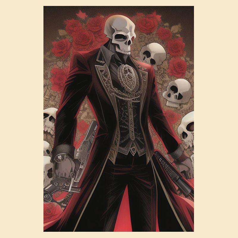 Totenkopf Mann
