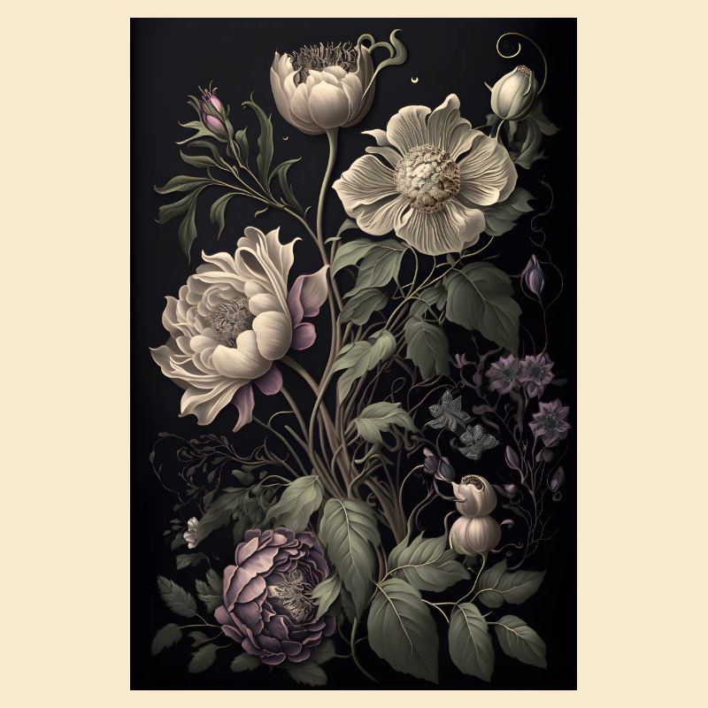 Blumen Gemälde Geschenk
