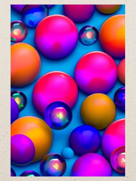 Bunte Blasen