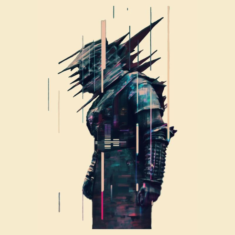 Ganzkörper Samurai