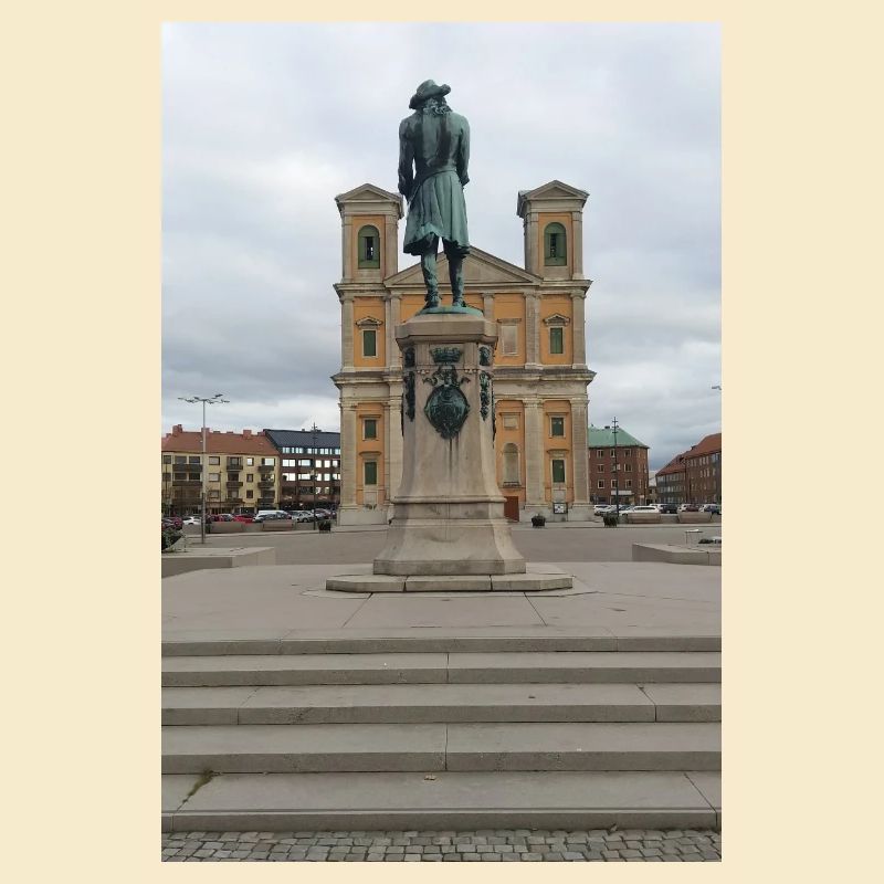 Le roi devant l’église de Frédéric