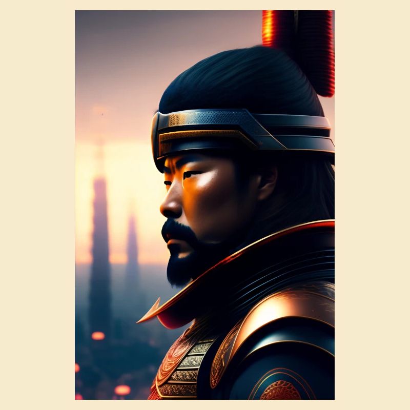 Futuristische Samurai