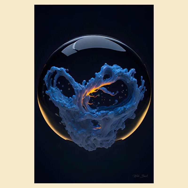 Clouds in a bubble plasma 3