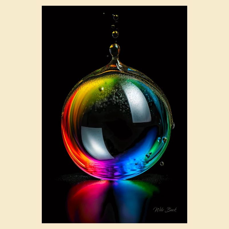 Tropfen regenbogen 5