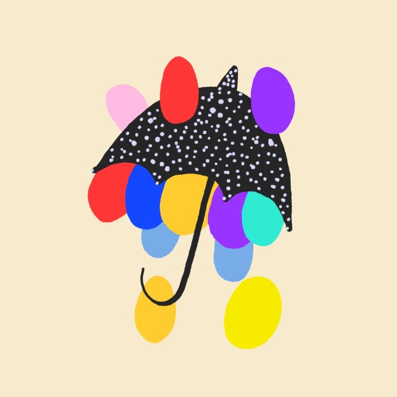 Fantasy-Regenschirm.