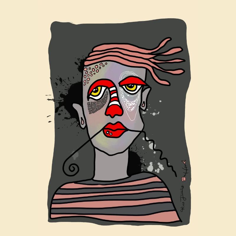 comicart Gesicht