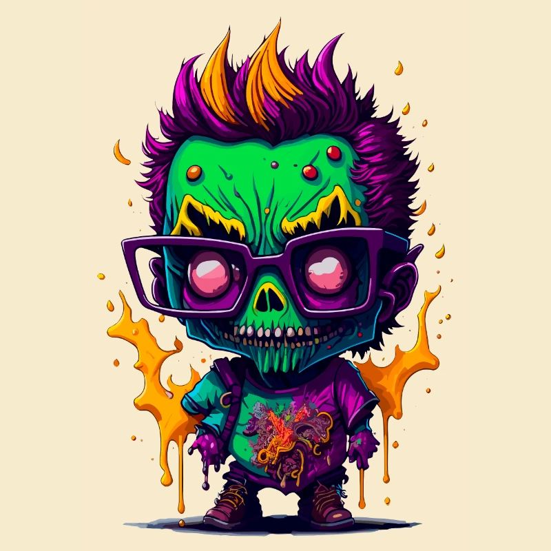 Bunter cooler Zombie
