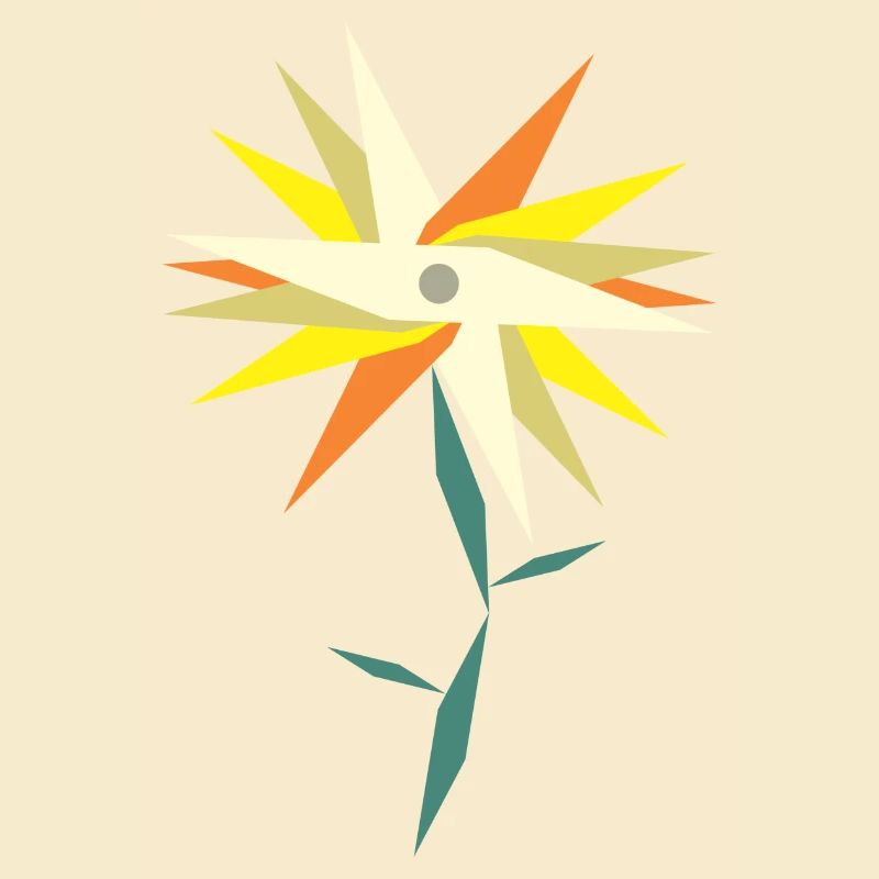 Low Poly Blume