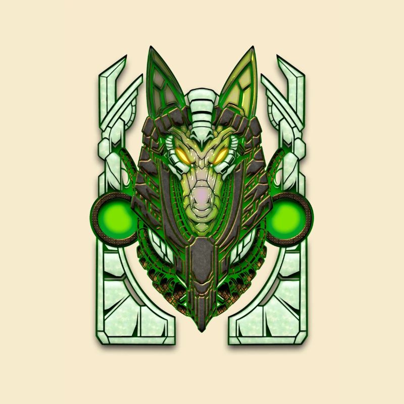 Super masque anubis cyberpunk