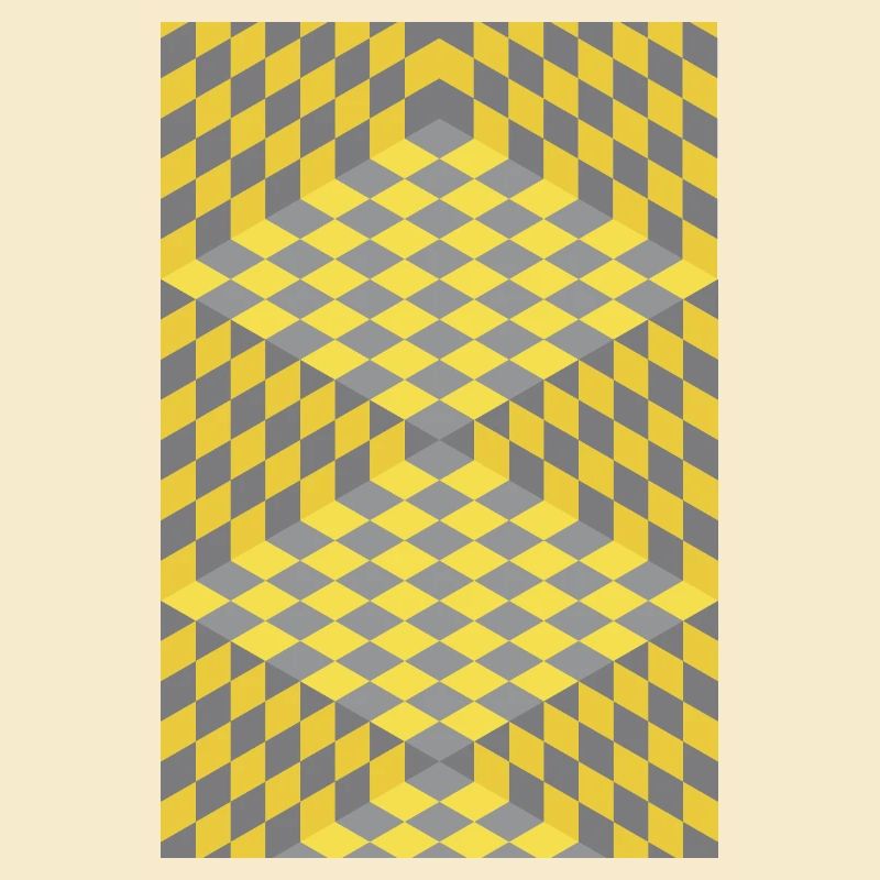 3D Chess Optical Illusion