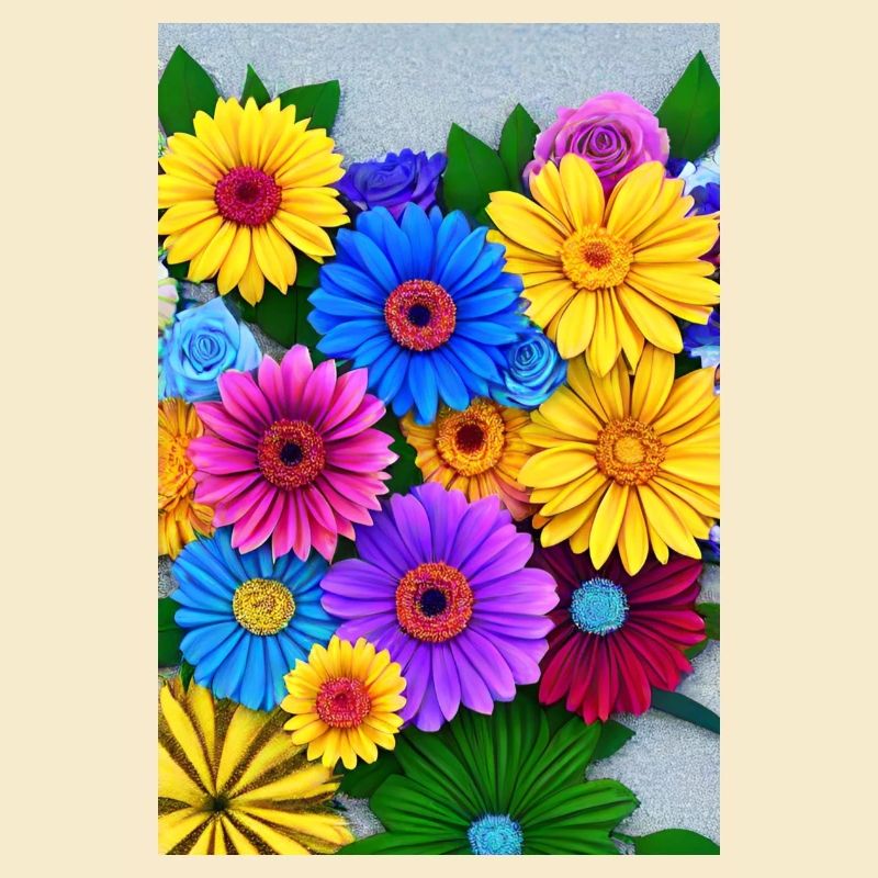 Fleurs multi