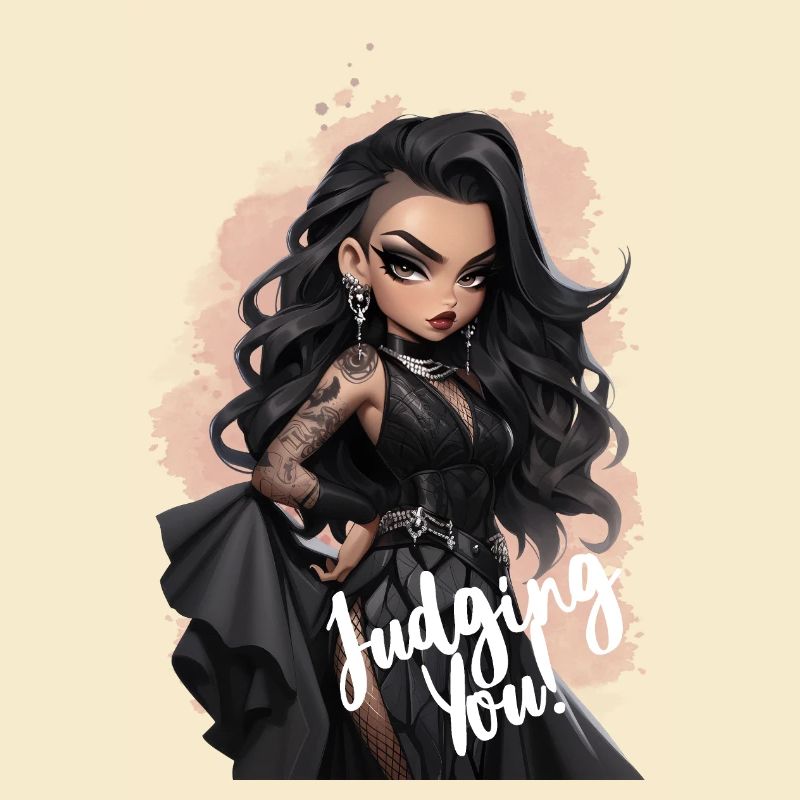 Goth Lady Judging You