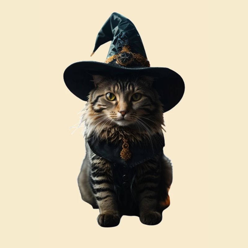 Witch Cat Halloween