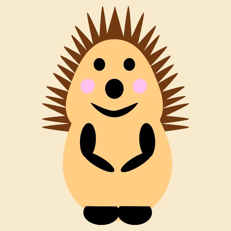 stehender Igel