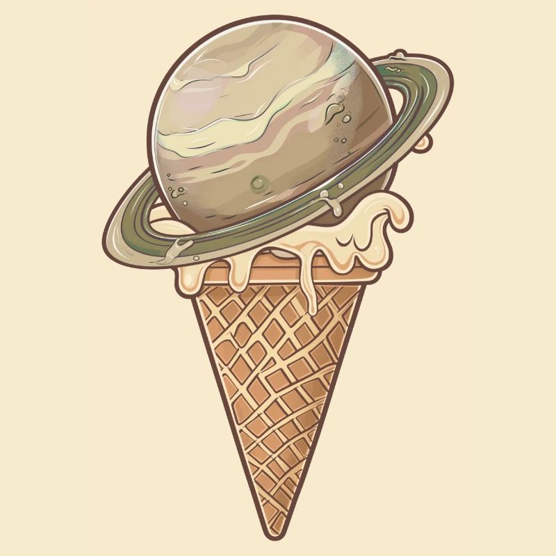 Eis-Planet Saturn
