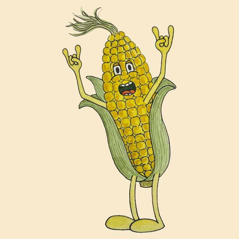 Matal Rock Corn on the cob corn farmer I love corn