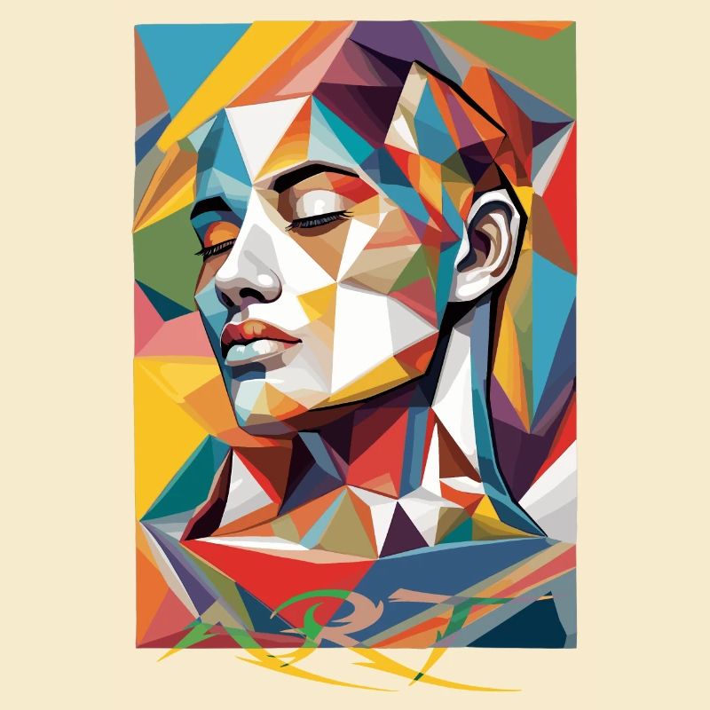 Art du visage moderne