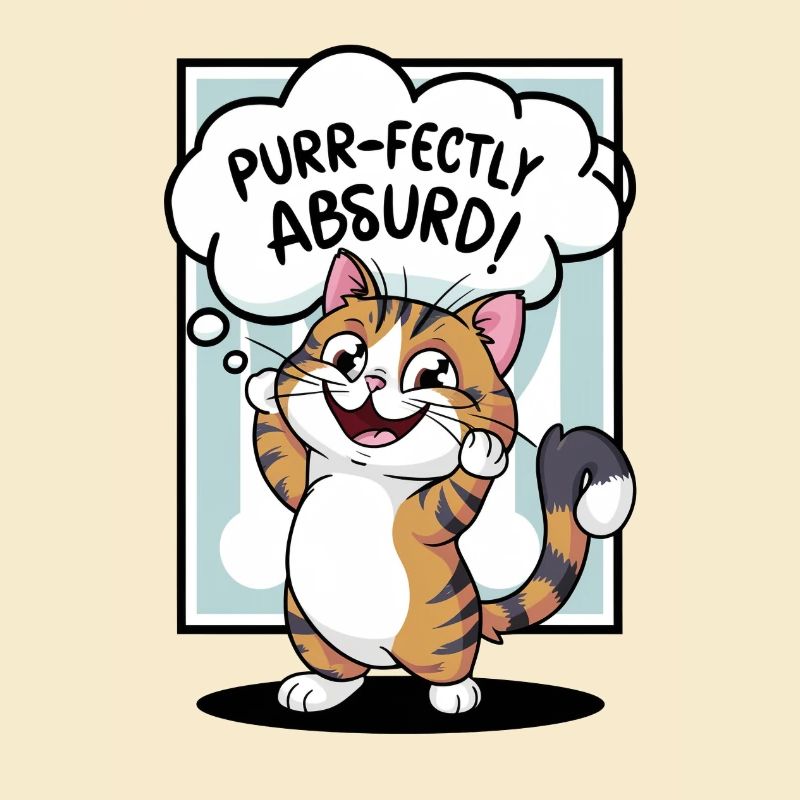 Katze- Schnurren ist absurd!