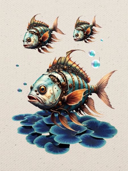 Toller Fantasy-Steampunk-Fisch.