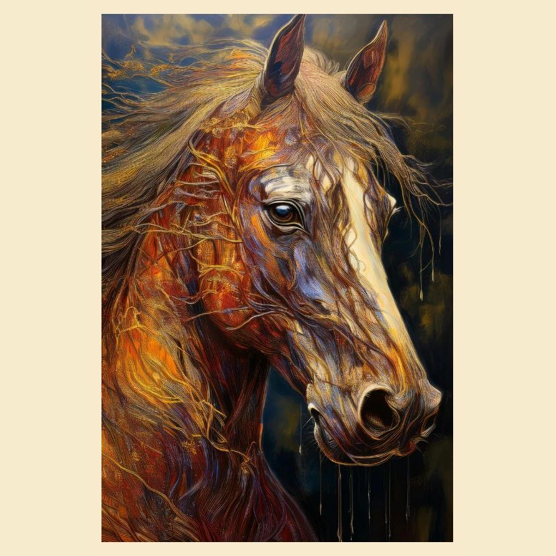 Portrait d’un cheval 2