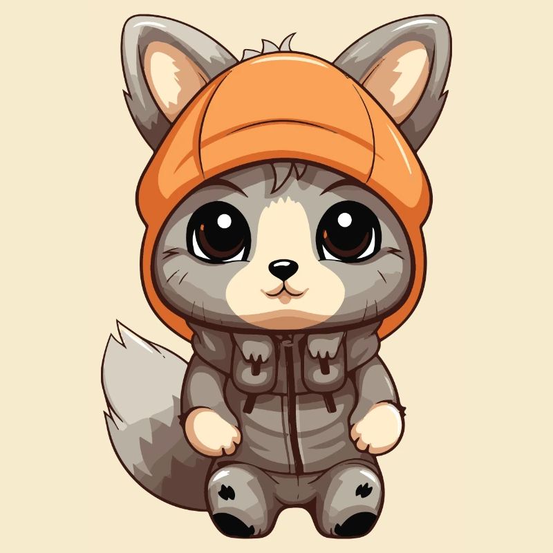 Eichhörnchen Winter Comic Niedlich