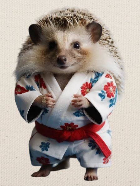 Sportlicher Igel