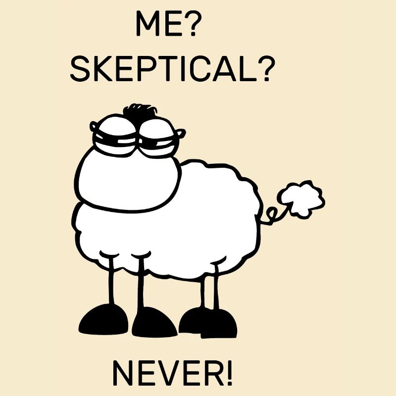 Skeptisches Schaf