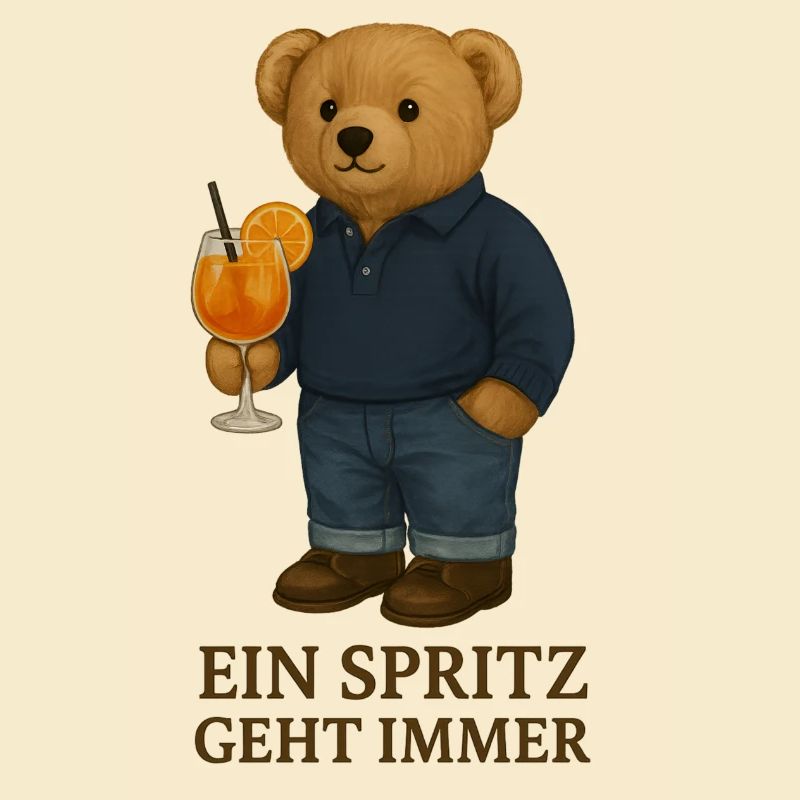 Teddy mit Spritz