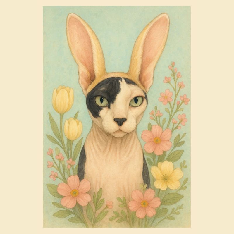 Ostersphynxkatze