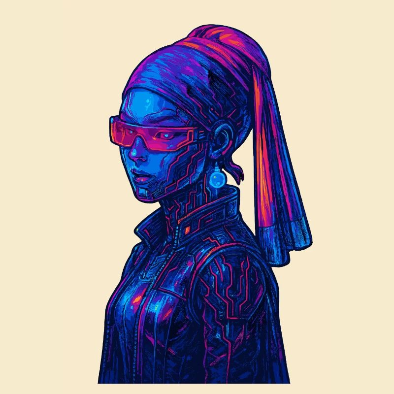 Cyberpunk mit Perle