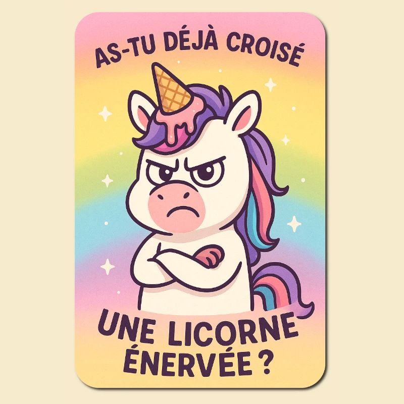 Wütendes Einhorn