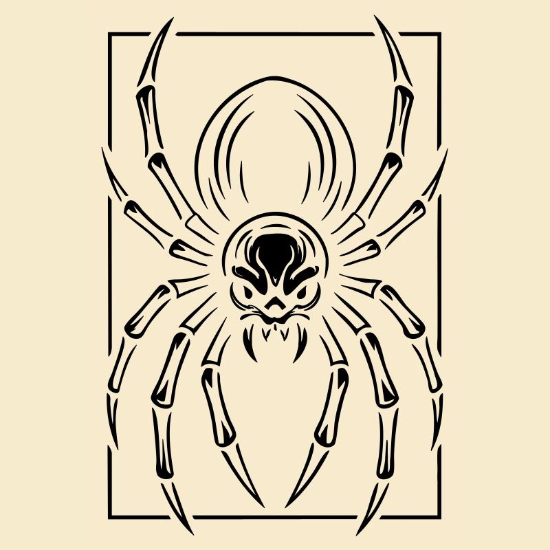 Stilisierte Spinne