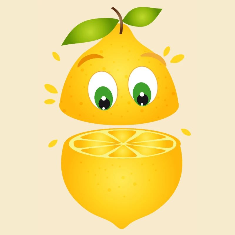 Surprised Lemon – Fruity Comic Fun