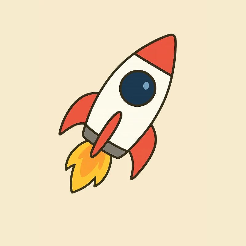 fliegende Rakete