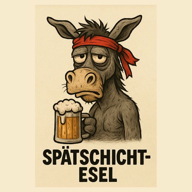 Spätschicht Esel