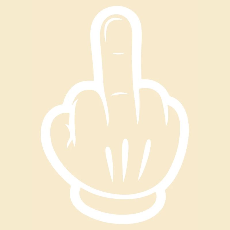 Middle Finger Comic Hand
