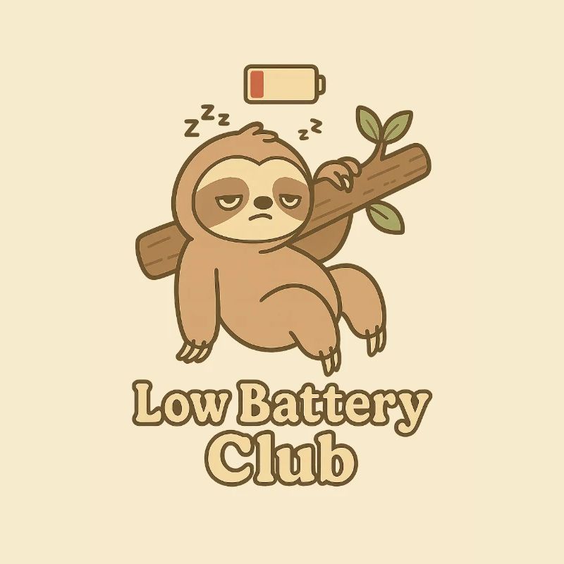 Low Battery Club – Sloth Edition