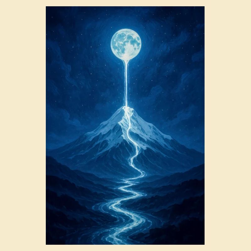 Moonlight River from the Sky
