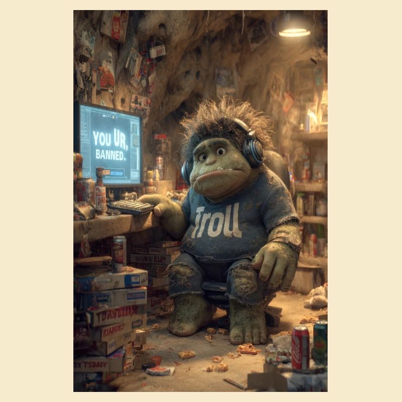 Internet-Troll wird gesperrt