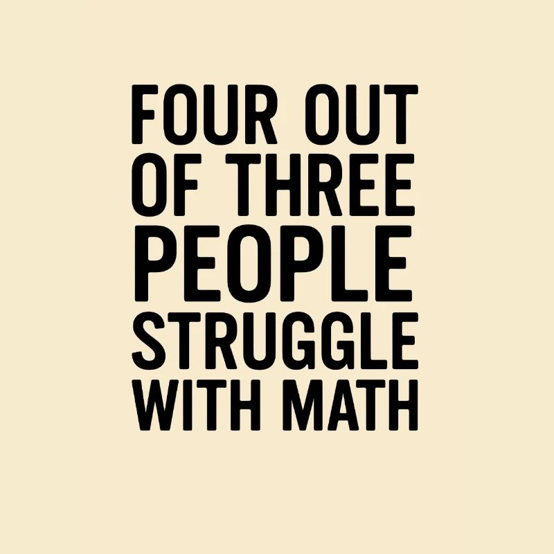 Humorous math topic for everyday life