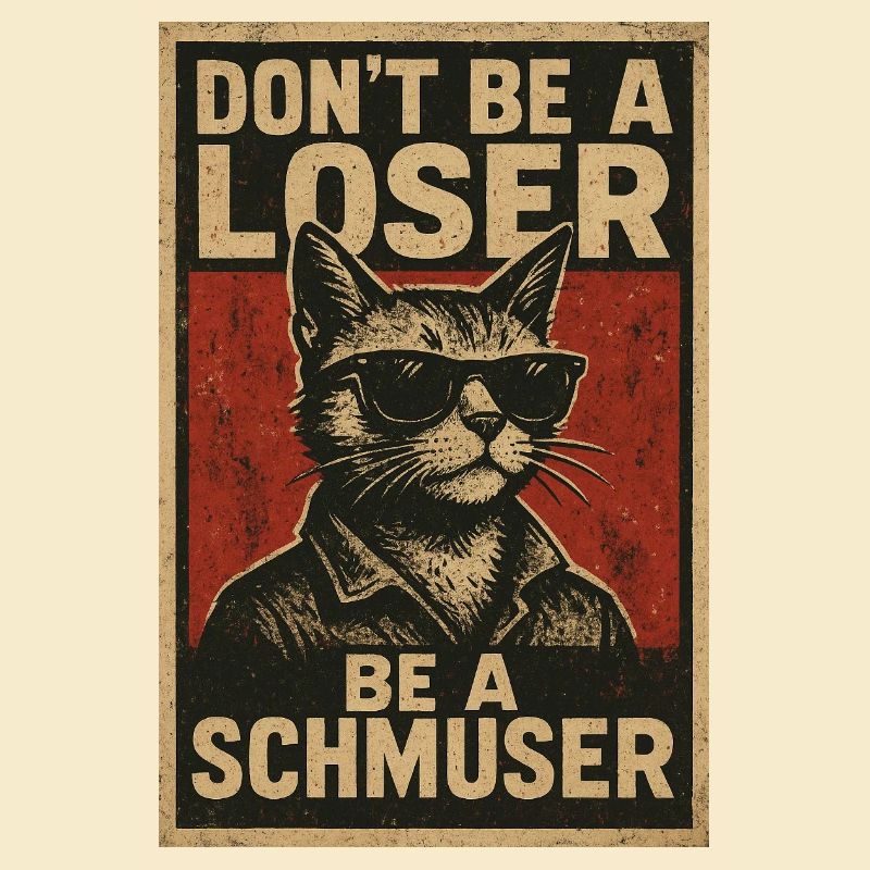 Ne soyez pas un perdant, soyez un schmuser